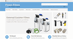 Desktop Screenshot of finest-filters.co.uk